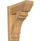 Ekena Millwork Merced Slat Rough Sawn Outlooker, Western Red Cedar, 8"W x 20"D x 24"H OUT08X20X24MRC06RWR - alternate 1